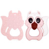 Baby Safety Silicon Squirrel Teether Toys Food Grade Strengthening Tooth Training Baby Dental Care Cartoon Baby Teething Toys