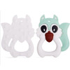 Baby Safety Silicon Squirrel Teether Toys Food Grade Strengthening Tooth Training Baby Dental Care Cartoon Baby Teething Toys