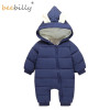 Baby Rompers Winter Jackets for Baby Girls Clothing Spring Autumn Coats Rabbit Ear Style Overalls For Baby Boys Newborn Clothes