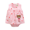 Baby Rompers Summer Baby Girl Clothes Cartoon Baby Girl Clothing Sets 2017 Newborn Baby Clothes Roupas Bebe Infant Jumpsuits