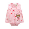 Baby Rompers Summer Baby Girl Clothes Cartoon Baby Girl Clothing Sets 2017 Newborn Baby Clothes Roupas Bebe Infant Jumpsuits