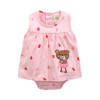 Baby Rompers Summer Baby Girl Clothes Cartoon Baby Girl Clothing Sets 2017 Newborn Baby Clothes Roupas Bebe Infant Jumpsuits