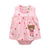 Baby Rompers Summer Baby Girl Clothes Cartoon Baby Girl Clothing Sets 2017 Newborn Baby Clothes Roupas Bebe Infant Jumpsuits