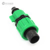 MUCIAKIE 2PCS By-pass Adaptors with Double Locks DN16 Connector for Drip Tape &amp; PE PVC Pipe Garden Irrigation Fittings