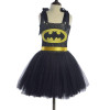 MUABABY Girls Wonder Woman Tutu Dress Kids Cosplay Costume Baby Dress Up Party Supply Girl Superhero Halloween Birthday Gift