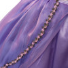 MUABABY Girls Princess Rapunzel Dress Costume Children Deluxe Tangled Dress up Clothing Kids Girl Part Dress Halloween Birthday