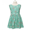 MUABABY 2-7T Girl Dress Baby Kids Summer Flower Cherry Backless Sundress Girl Cotton Sleeveless Princess Beach Casual Dresses