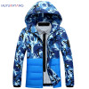 Mu Yuan Yang Mens Fatigues Jackets 2017 New Fashion White Duck Down Men' s Hooded Down Jacket And Coat Overcoat 2XL 3XL