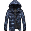 Mu Yuan Yang Hooded White Duck Down Jackets Flowers Pattern 50% Off Men' s Down Jackets 2017 Warm Clothing Hooded Coat Overcoat