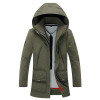 Mu Yuan Yang Casual Men's Winter Down Coats Plus Size Warm Thicken Duck Down Jackets Hooded Big Size XXL XXXL