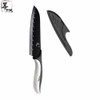 MU Brand High Quality Santoku Knife 7 Inch Stainless Steel Knife Professional Kitchen Tools Black Blade Kitchen Knife Hot Sale