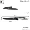 MU Brand 5 Piece Set Kitchen Knife Excellent Quality Stainless Steel Knife Sharp Blade Non Slip Handle Cooking Tools Hot Sale