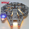 MTELE Led Light Building Blocks Set For Star Wars The Force Awakens Millennium Falcon Model Compatible with LEGO 10185