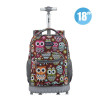 MSMO Rolling Backpack Children Trolley School Bags Laptop 18 Inch Multifunction Wheeled Bookbag Travel Bag for Kids and Students