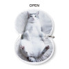 MSMO Cute Cat Cosmetic Bag 3D Printing Travel Makeup Bag 2017 Hot-selling Women Brand New