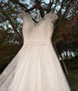 Mryarce Delicate Lace Romatic Bohemian Wedding Dresses Keyhole Back Bridal Dress With Cap Sleeves robe de mariage 2018