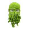 Mr.Kooky Handmade Funny Tentacle Octopus Hat Crochet Cthulhu Beard Beanie Men's Women's Knit Wind Mask Cap Halloween Animal Gift