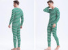 Mr.Gun Men Striped Long Johns Underwear Set Winter Suits Round Neck Base Layer for Man Thermo Underwear Warm Intimates Fashion