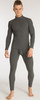 Mr.Gun Men's Long Johns Combed Cotton High Neckline Winter Base Layer Long Underwear Masculina Thermo Kit Thermal Long John Set