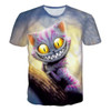 Mr.1991INC New Fashion Men/Women T-shirt Summer Tops Short Sleeve cat 3d Print T-shirt Space galaxy T shirt Cartoon Tees