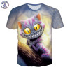 Mr.1991INC New Fashion Men/Women T-shirt Summer Tops Short Sleeve cat 3d Print T-shirt Space galaxy T shirt Cartoon Tees