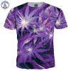 Mr.1991INC New Fashion Men/Women 3d T-shirt Print Beautiful Purple Maple Leaf Summer Quick Dry Tshirts Tops Tees
