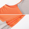 2018 Summer Fashion Patchwork Color Women Elegant Dresses Plus Size Loose Maxi Dress Casual Beach Tunic Vestido D28-AB-43