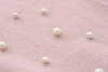 2018 Spring Women Long Sleeves Sweater Pearl Beading O-neck Knitted Jumper Pearl Pullovers Red Black Pink Beige Gray