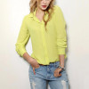 2018 Spring Summer Women's Long-sleeved Solid Chiffon Blouse Shirts Women Fashion Casual Clothing XXL