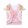 2018 Spring Summer new baby girls knitting vest Fashion waistcoat for 0-9M baby girls thin baby knitted soft outwear clothes