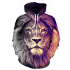 Mr.1991INC New Fashion Animal Style Sweatshirts Men/Women Pullovers Print Lion Hoodies Hooded Tracksuits Autumn Thin Tops