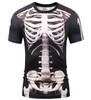 Mr.1991inc Hot New Style Casual Men 3D T Shirt Short Sleeve tattoo black suit Digital Printing Summer Tops size S-XXXL 5988