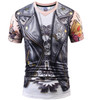 Mr.1991inc Hot New Style Casual Men 3D T Shirt Short Sleeve tattoo black suit Digital Printing Summer Tops size S-XXXL 5988