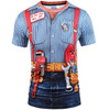 Mr.1991inc Hot New Style Casual Men 3D T Shirt Short Sleeve tattoo black suit Digital Printing Summer Tops size S-XXXL 5988