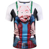 Mr.1991inc Hot New Style Casual Men 3D T Shirt Short Sleeve tattoo black suit Digital Printing Summer Tops size S-XXXL 5988