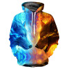 Mr.1991INC Hot Sell Wolf Hoodies Men/Women 3d Sweatshirts Print Ice And Fire Wolf Thin Hooded Hoodies Tracksuits Hoody Tops