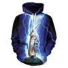 Mr.1991INC Hot Fashion Brand Clothing Men/women Hoodies Cap Hooded 3d Men Sweatshirt Print Cat Lightning Meow Star People Hoody