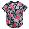 Mr.1991INC Harajuku Hip hop t-shirt men/women 3d t-shirt button shirts print beautiful flowers summer tops tees v-neck t shirt