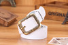 Lucidity Retro Belts Women Casual Embossing PU Leather Belt Ladies Fashion All-Match Pin Buckle Belt Female 110cm-115cm
