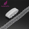 Lucia crafts W:2.2cm Embroidered Net Lace Ribbons Yarns Sewing Garment Trim Wedding Lace DIY Craft Accessories 5y/10y 17010010