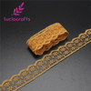 Lucia crafts W:2.2cm Embroidered Net Lace Ribbons Yarns Sewing Garment Trim Wedding Lace DIY Craft Accessories 5y/10y 17010010