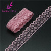 Lucia crafts W:2.2cm Embroidered Net Lace Ribbons Yarns Sewing Garment Trim Wedding Lace DIY Craft Accessories 5y/10y 17010010