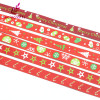 Lucia crafts 5yards 3/8" 10mm Printing Grosgrain Ribbons Bows Christmas Party DIY Garment Decor Handcraft Accessories 040048041
