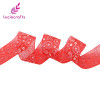 Lucia crafts 5y/6y 25mm Printed Organza Ribbons Headwear Packing Christmas Party Materials DIY Sewing Accessories 040044031