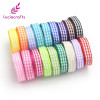 Lucia crafts 5y/18y 9.5-10mm Multi color option Polyester Grosgrain Ribbon Gift Package DIY Hairbow Accessories 040048002