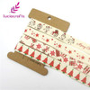 Lucia Crafts 5/8'' 15-16mm Christmas Cartoon Pattern Print Cotton Ribbons DIY Gift Packaging Handmade Accessories 040056129