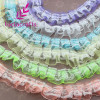 Lucia Crafts 2 yards 2.5cm Lace Trim Handmade Patchwork Material Lace Ribbon DIY Sewing &amp; Headwear Accessories 050025027