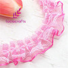 Lucia Crafts 2 yards 2.5cm Lace Trim Handmade Patchwork Material Lace Ribbon DIY Sewing &amp; Headwear Accessories 050025027