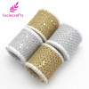 Lucia Craft 40mm 4y/lot Silver Gold Glitter Mesh Organza Ribbon For Packing Wedding Cake Gift Decoration DIY Craft 040014004013
