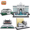 LOZ 2016 New Mini Blocks Architecture White House Juguetes Trevi Fountain Toys Educational Christmas Gift for Children 1005-1015